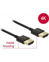 Delock Kabel High Speed HDMI with Ethernet HDMI AM > HDMI AM 3D 4K 0.25m Slim - nr 7