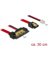 Delock Przewód SATA 6 Gb/s,7pinowy wtyk+2-pinowy wtyk zasilania>22-pinowe SATA - nr 7