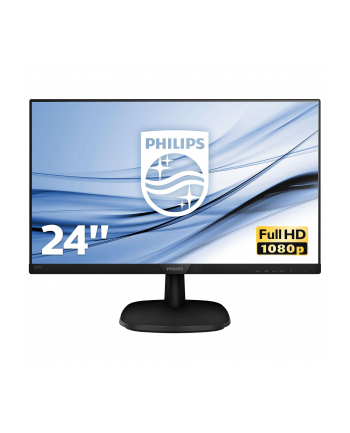 Monitor Philips 243V7QJABF/00, 24inch, IPS, Full HD, HDMI, DP, D-Sub, głośniki