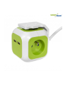 GreenBlue GB118 MagicCube poczwórne gniazdko prądowe, 2 wejścia usb 1,4m - nr 5