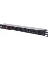 Intellinet Network Solutions Intellinet Listwa zasilająca rack 19'' 1U 250V/16A 8x Schuko 3m włącznik - nr 10