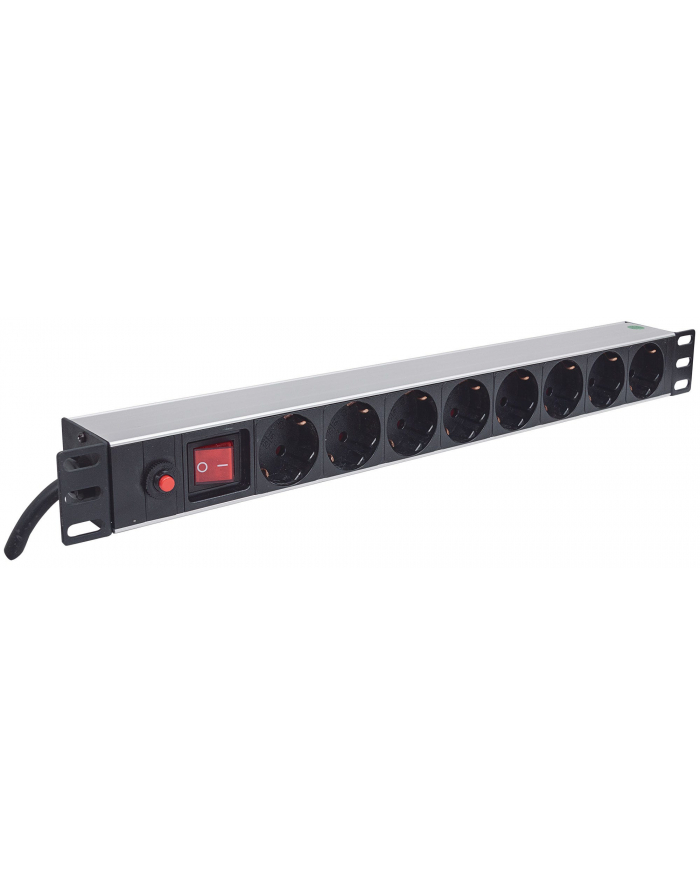 Intellinet Network Solutions Intellinet Listwa zasilająca rack 19'' 1U 250V/16A 8x Schuko 3m włącznik główny