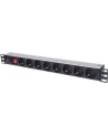 Intellinet Network Solutions Intellinet Listwa zasilająca rack 19'' 1U 250V/16A 8x Schuko 3m włącznik - nr 26