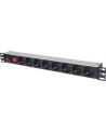 Intellinet Network Solutions Intellinet Listwa zasilająca rack 19'' 1U 250V/16A 8x Schuko 3m włącznik - nr 32