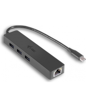 iTec i-tec USB C Slim 3-port HUB Gigabit Ethernet USB 3.0 do RJ-45 3x USB 3.0