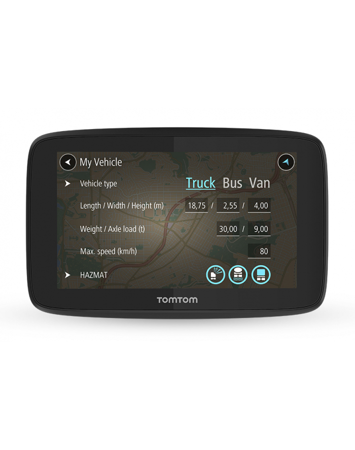 NAWIGACJA TOMTOM TT GO PROF 520 EU (DE-AT-NL-IT- PL-CZ) główny