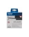 Taśma Brother Continuous Paper roll 62mm Black & Red on white - nr 15