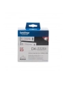 Taśma Brother Continuous Paper roll 62mm Black & Red on white - nr 18