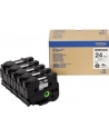 Taśma Brother 24mm Black/White (5 sztuk)  High Grade Tape - nr 17