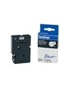 Taśma Brother 9mm BLACK ON WHITE TAPE - nr 6