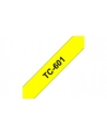 Taśma Brother 12mm BLACK ON YELLOW TAPE - nr 8