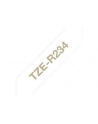 Taśma Brother 12mm Gold/White ribbon tape - nr 5
