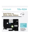 Taśma Brother 12mm Gold/White ribbon tape - nr 7