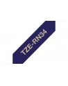 Taśma Brother 12mm Gold/Navy-blue ribbon - nr 17