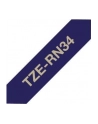 Taśma Brother 12mm Gold/Navy-blue ribbon - nr 30