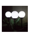 GreenBlue GB123 Solarna lampa wolnostojaca ogrodowa - kula 20x20x53cm, bialy LED - nr 12
