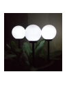 GreenBlue GB123 Solarna lampa wolnostojaca ogrodowa - kula 20x20x53cm, bialy LED - nr 5