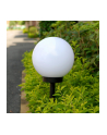 GreenBlue GB124 Solarna lampa wolnostojaca ogrodowa - kula 20x20x53cm, kolor LED - nr 18