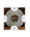 TechlyPro Kabel instalacyjny skrętka UTP Cat6 4x2 linka CCA 305m szary - nr 35