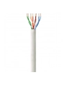 TechlyPro Kabel instalacyjny skrętka UTP Cat6 4x2 drut 100% miedź 305m szary - nr 3