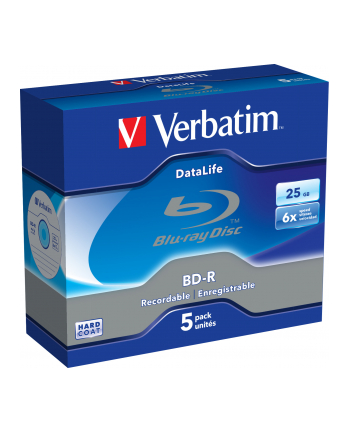 BluRay BD-R SINGLE LAYER DATALIFE Verbatim [ Jewel Case 5 | 25GB | 6x