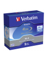 BluRay BD-R SINGLE LAYER DATALIFE Verbatim [ Jewel Case 5 | 25GB | 6x - nr 28