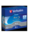 BluRay BD-R SINGLE LAYER DATALIFE Verbatim [ Jewel Case 5 | 25GB | 6x - nr 6