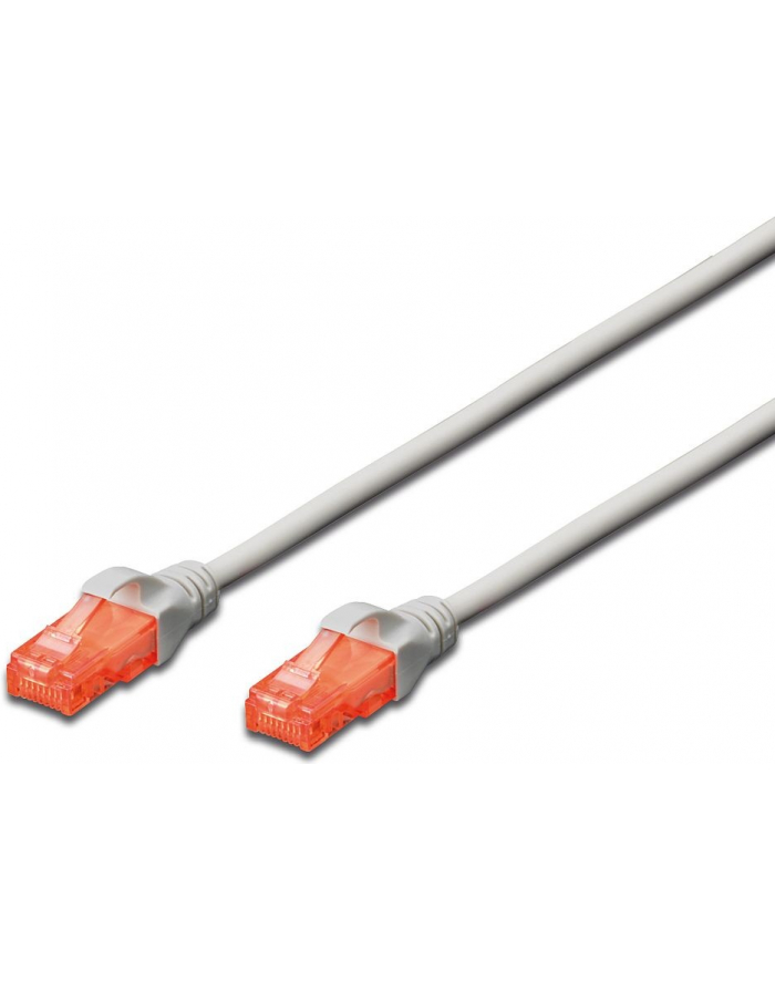 Kabel Digitus patch cord UTP, CAT.6, szary, 0,5m, 15 LGW LSOH główny