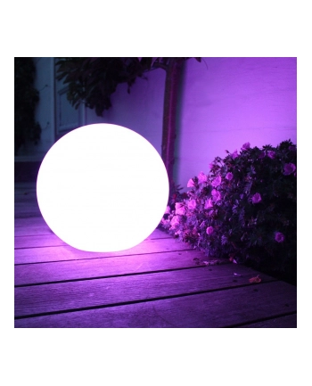 GreenBlue GB122 Solarna lampa wolnostojaca ogrodowa - kula 15x15x48cm, kolor LED nr 2