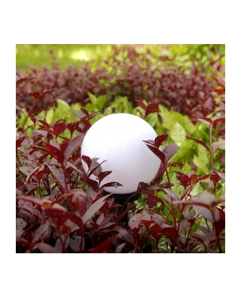 GreenBlue GB124 Solarna lampa wolnostojaca ogrodowa - kula 20x20x53cm, kolor LED nr 1