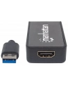 Manhattan Konwerter adapter SuperSpeed USB 3.0 na HDMI M/F 1080p czarny - nr 10