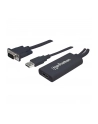 Manhattan Adapter konwerter VGA z USB audio na HDMI M/F 1080p czarny - nr 11