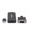 Manhattan Adapter konwerter VGA z USB audio na HDMI M/F 1080p czarny - nr 12