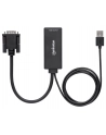 Manhattan Adapter konwerter VGA z USB audio na HDMI M/F 1080p czarny - nr 13