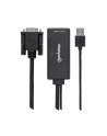 Manhattan Adapter konwerter VGA z USB audio na HDMI M/F 1080p czarny - nr 16