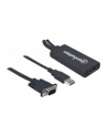 Manhattan Adapter konwerter VGA z USB audio na HDMI M/F 1080p czarny - nr 27