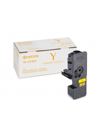 Toner Kyocera TK-5240Y | 3000 str A4 | Yellow | ECOSYS M5526cdn / M5526cdw