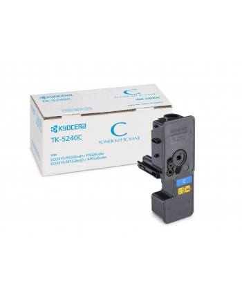 Toner Kyocera TK-5240C | 3000 str A4 | Cyan | ECOSYS M5526cdn / M5526cdw
