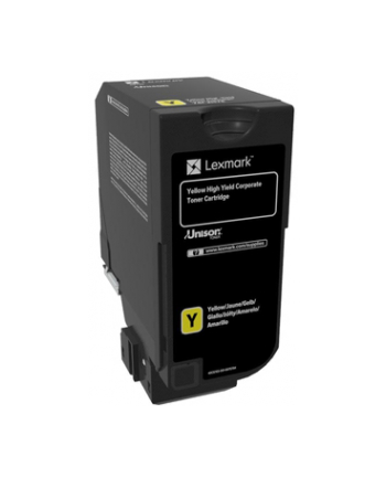 Zwrotna kaseta z tonerem Lexmark yellow | 12 000 str. | CS725de / CS725dte