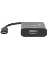 Manhattan Konwerter adapter USB-C 3.1 na HDMI M/F 1080p 4K czarny - nr 8