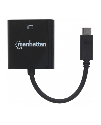 Manhattan Konwerter adapter USB-C 3.1 na DisplayPort DP M/F 1080p 4K czarny