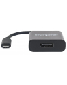 Manhattan Konwerter adapter USB-C 3.1 na DisplayPort DP M/F 1080p 4K czarny - nr 3