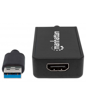 Manhattan Konwerter adapter SuperSpeed USB 3.0 na HDMI M/F 1080p czarny