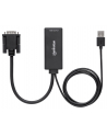 Manhattan Adapter konwerter VGA z USB audio na HDMI M/F 1080p czarny - nr 27