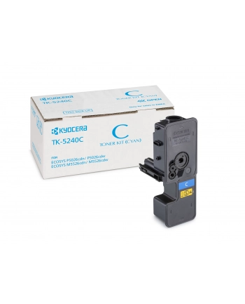 Toner Kyocera TK-5240C | 3000 str A4 | Cyan | ECOSYS M5526cdn / M5526cdw nr 1
