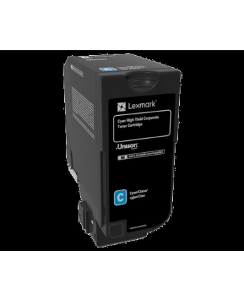 Zwrotna kaseta z tonerem Lexmark  cyan | 12 000 str. | CS725de / CS725dte nr 1