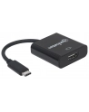 Manhattan Konwerter adapter USB-C 3.1 na HDMI M/F 1080p 4K czarny - nr 14