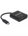 Manhattan Konwerter adapter USB-C 3.1 na HDMI M/F 1080p 4K czarny - nr 20