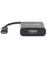 Manhattan Konwerter adapter USB-C 3.1 na HDMI M/F 1080p 4K czarny - nr 21