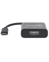 Manhattan Konwerter adapter USB-C 3.1 na HDMI M/F 1080p 4K czarny - nr 8